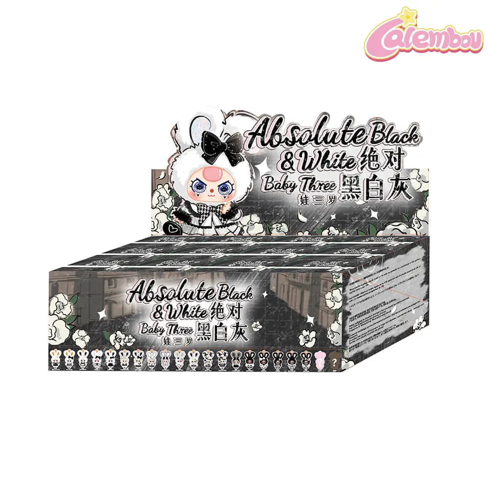 Baby Three Absolute Black and White Series Plush Blind Box