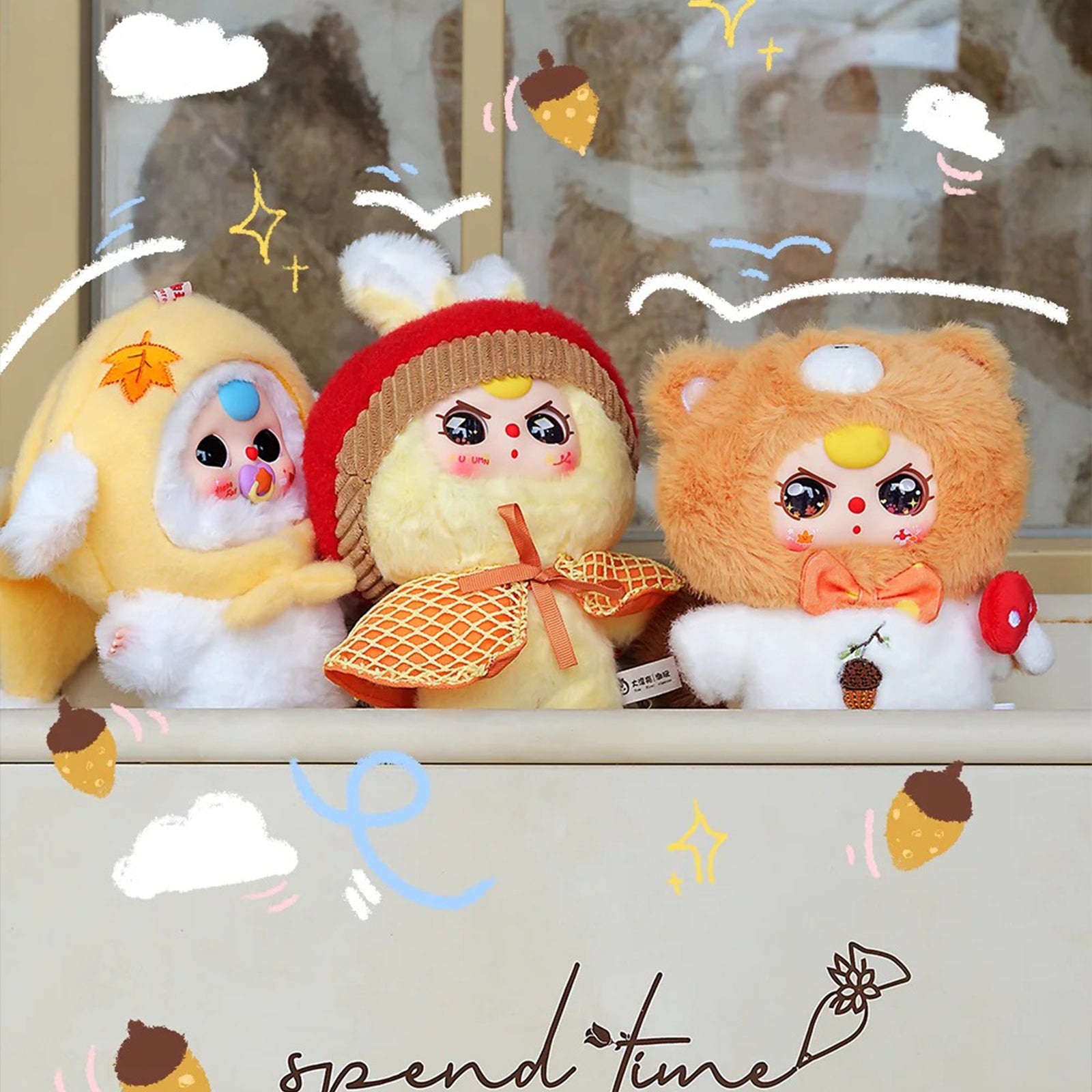 Baby Three Autumn Fairy Tale Series Plush Blind Box
