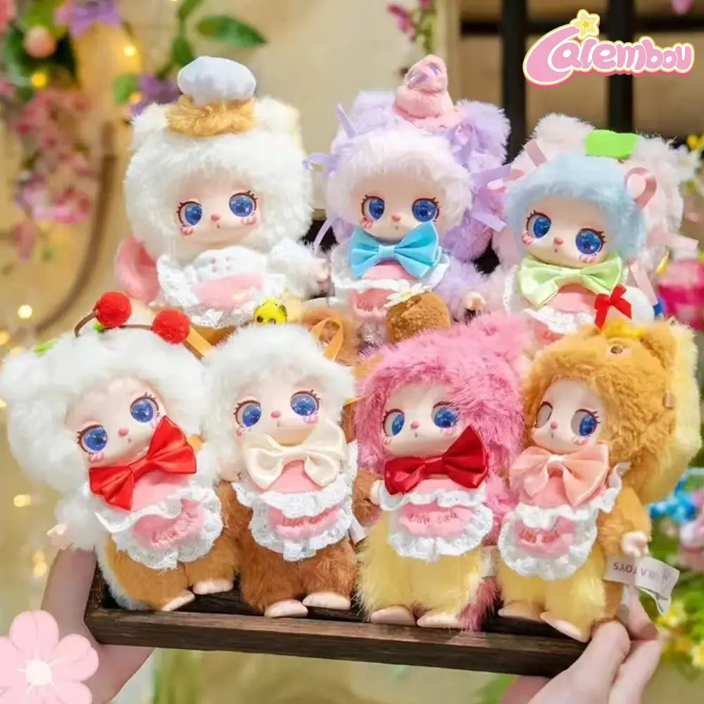 ラブブ Babythree セット④ Baby Three Liila V4 Pastry Chef Kitten Series Plush Blind Box