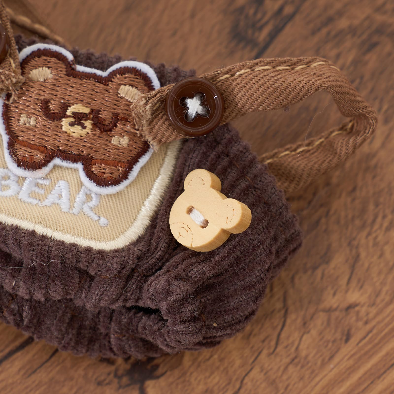 Labubu Brown Bear Clothing Set