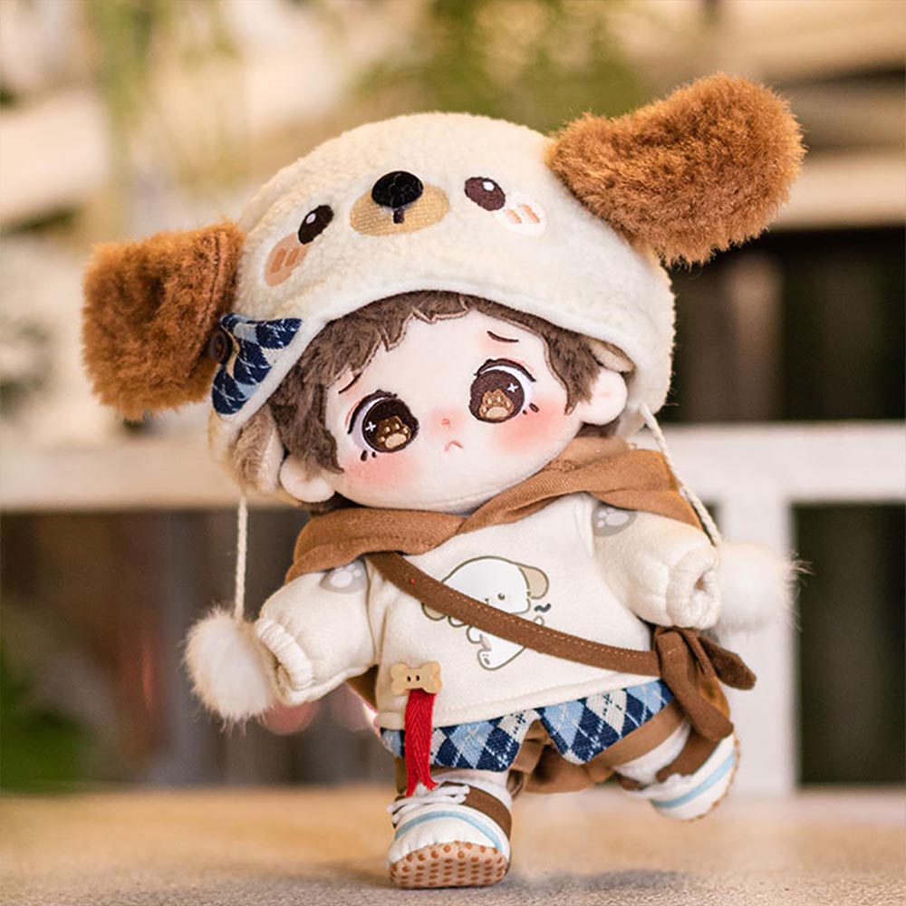Cute Puppy Dress Up Doll 8"
