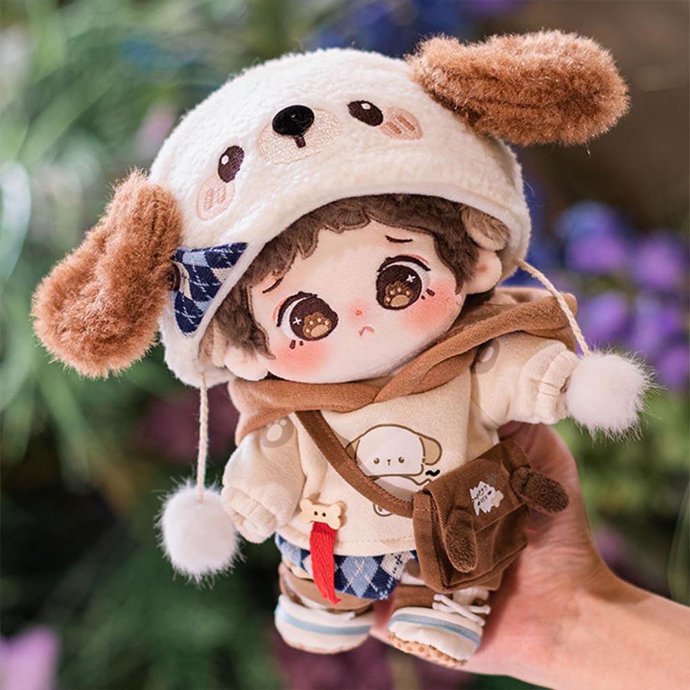 Cute Puppy Dress Up Doll 8"