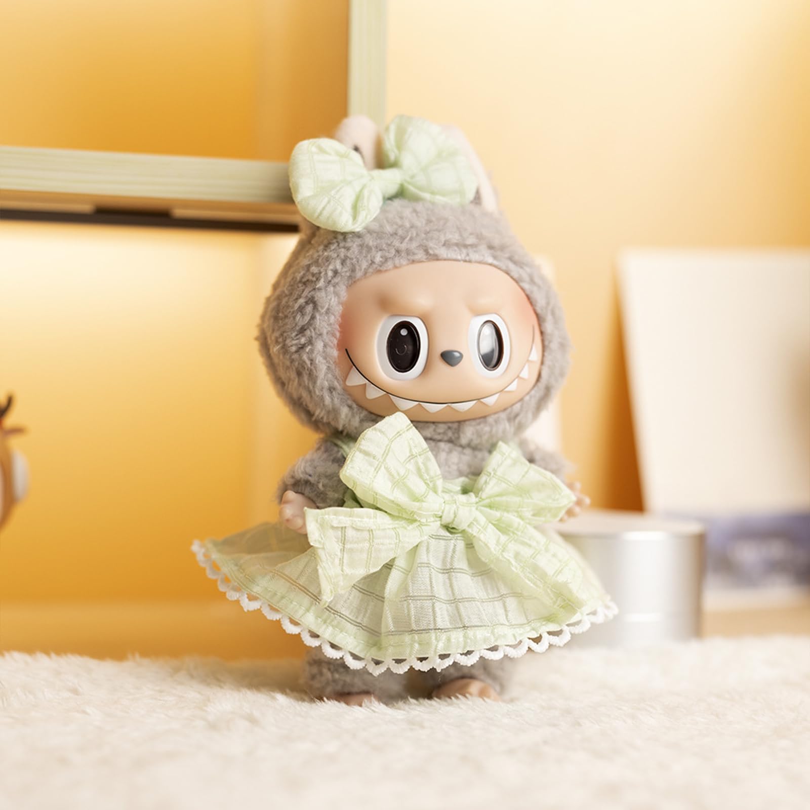 Labubu Bow Dress Clothing Set