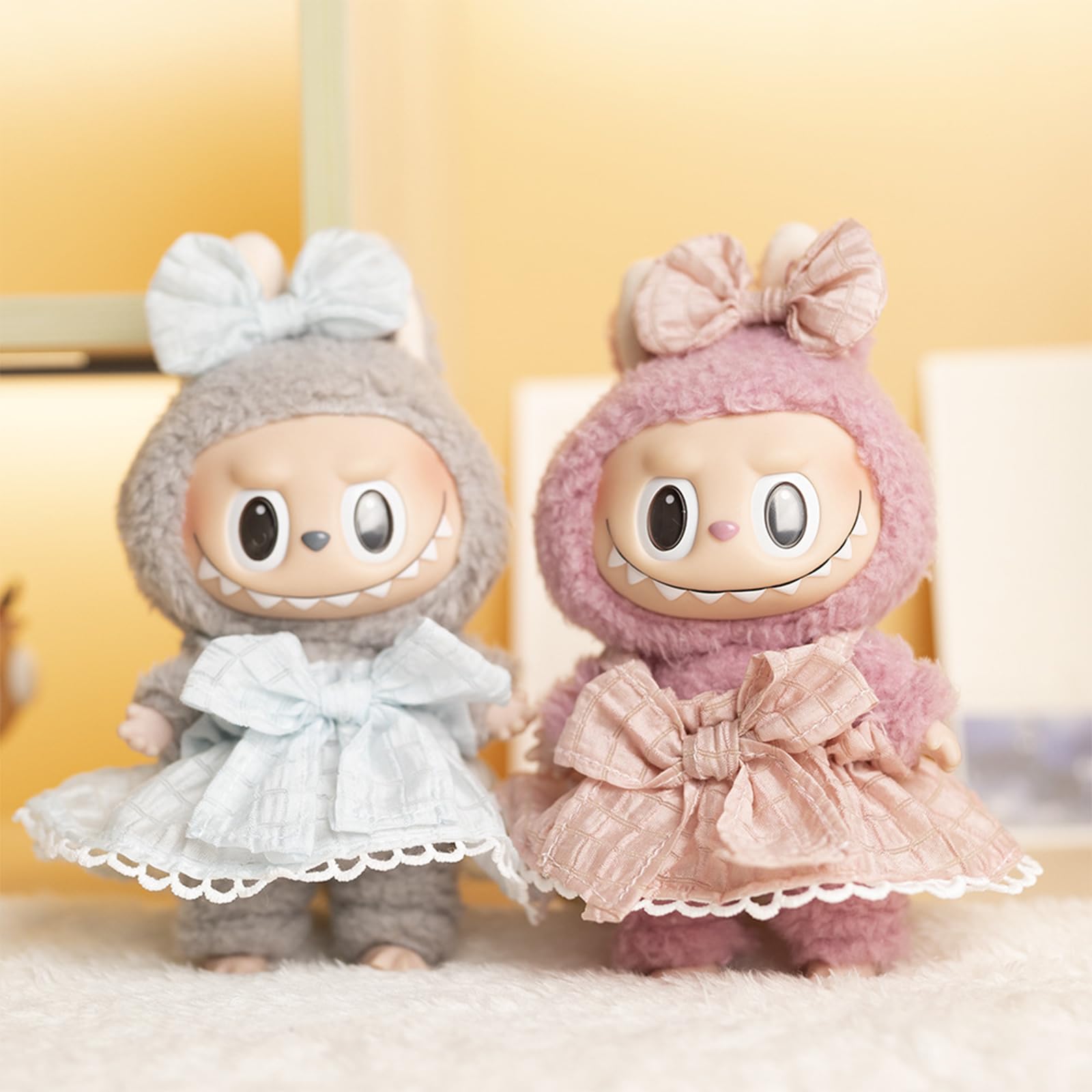 Labubu Bow Dress Clothing Set