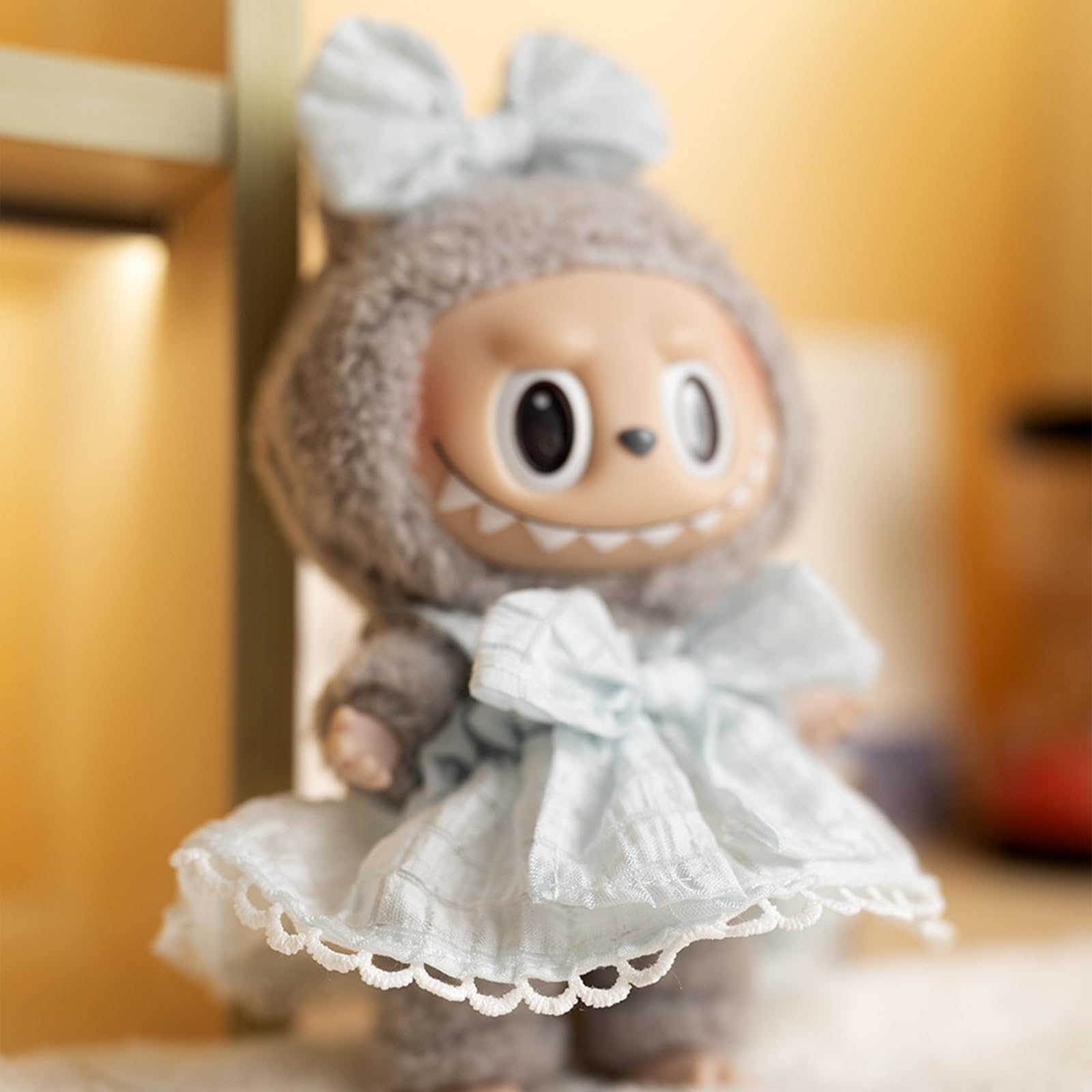 Labubu Bow Dress Clothing Set