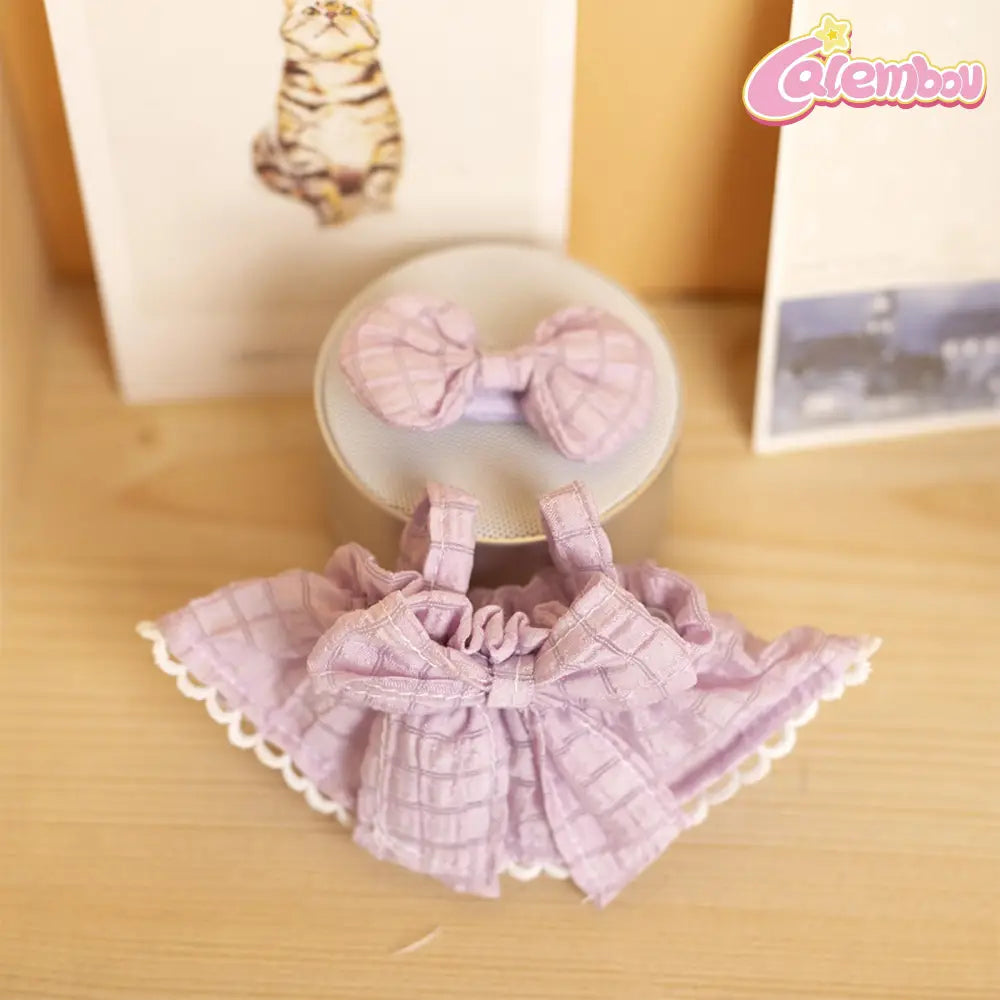Labubu Bow Dress Clothing Set