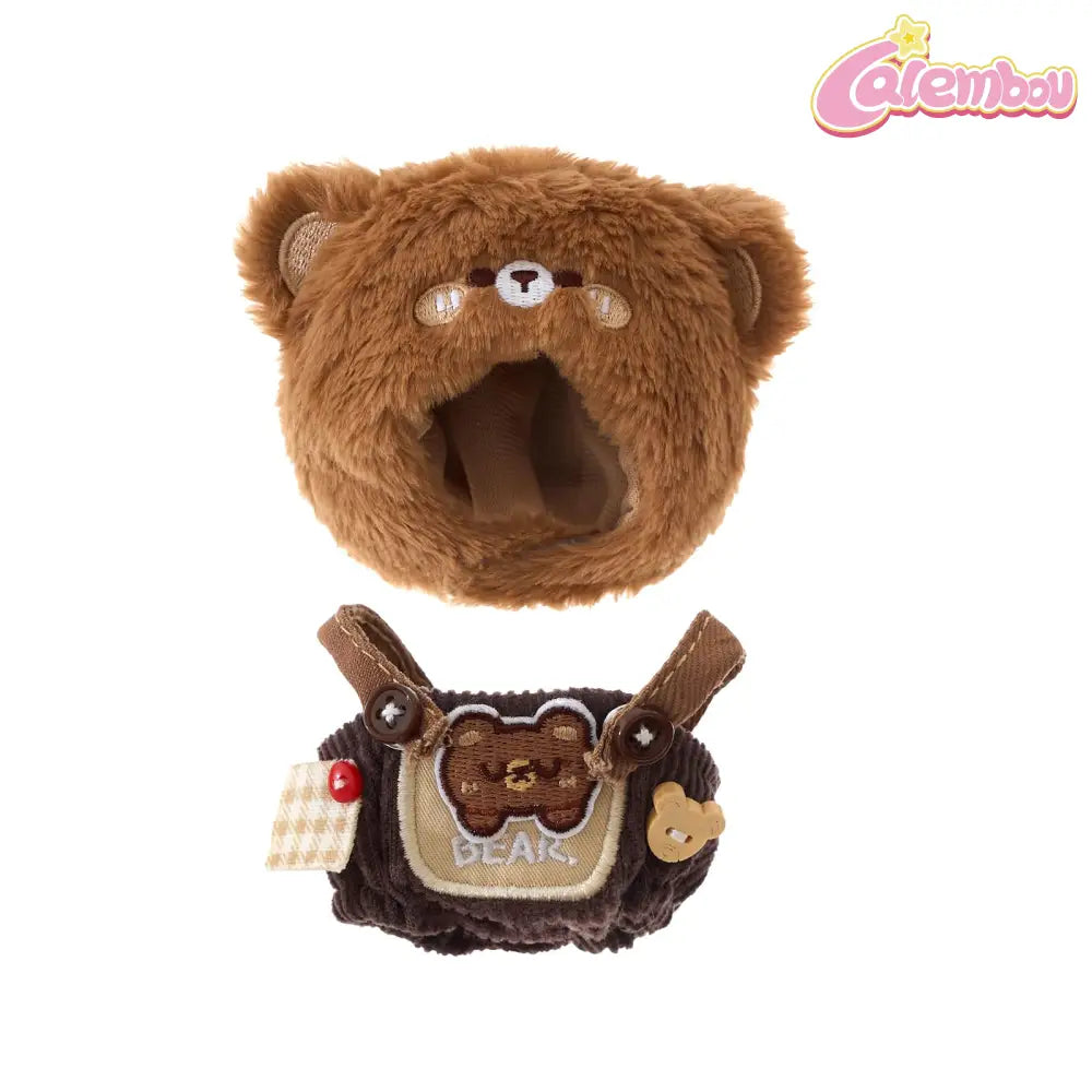 Labubu Brown Bear Clothing Set