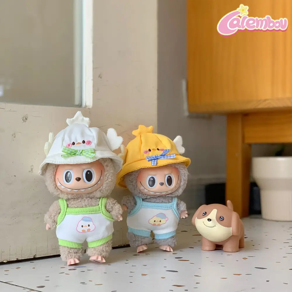 Labubu White Duck Clothing Set