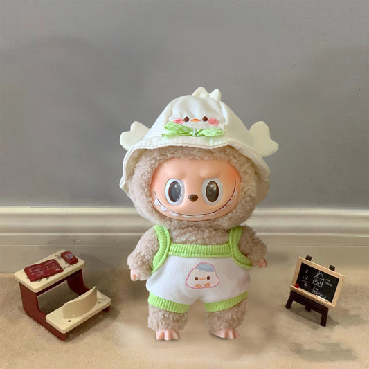 Labubu White Duck Clothing Set