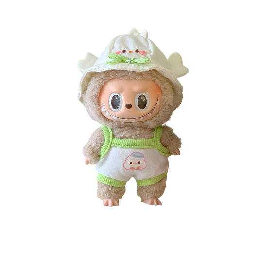 Labubu White Duck Clothing Set