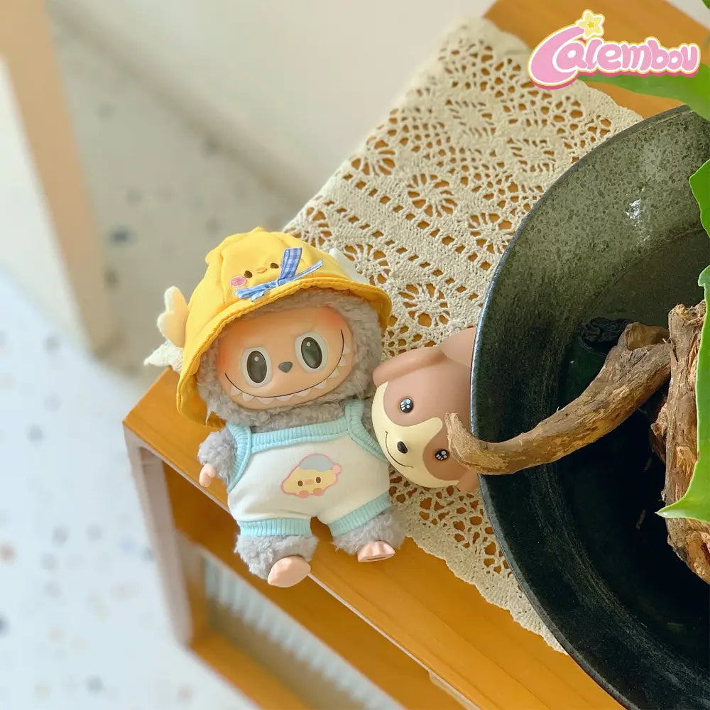 Labubu Yellow Duck Clothing Set