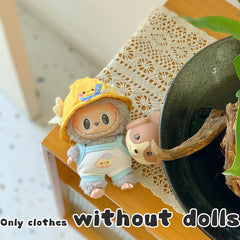 Labubu Yellow Duck Clothing Set