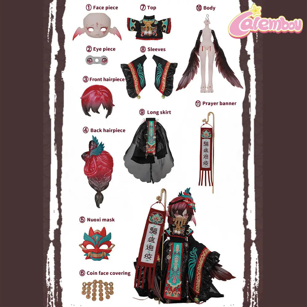 Luluya Cloud Feather Pavilion Series Limited Action Figure BJD Doll