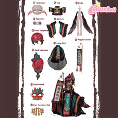 Luluya Cloud Feather Pavilion Series Limited Action Figure BJD Doll