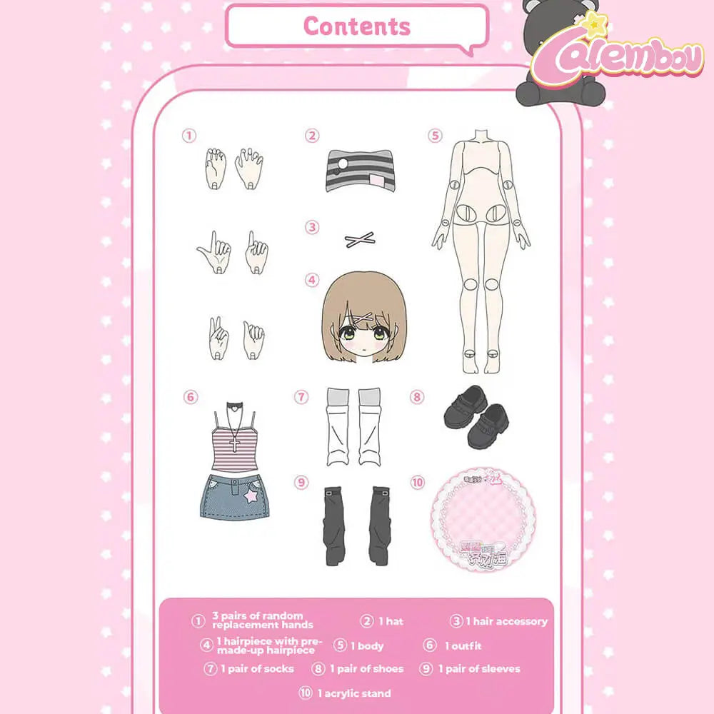 MiraLab Don't Touch My Bangs Series Special 1/6 BJD Blind Box