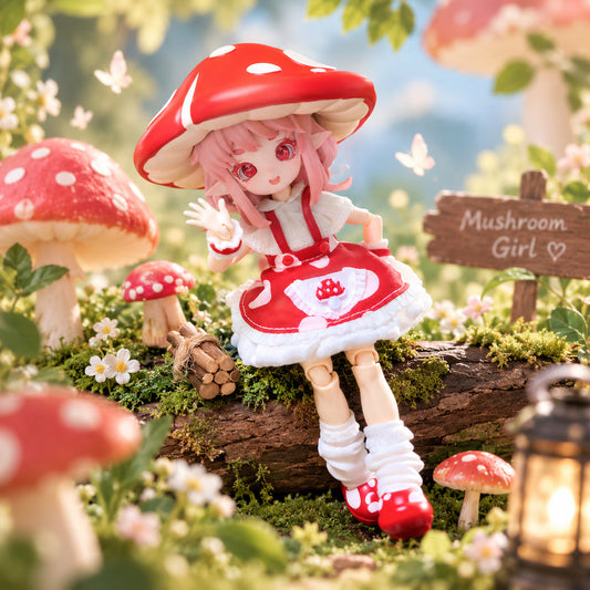 Mushroom Mycelium Naming Series 1/12 BJD Blind Box