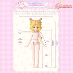 Puppy's Colorful Closet Series Run! Xiao Tao 1/12 Action Figure BJD Doll