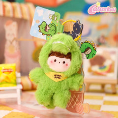 RoRo Jump x NAYANAYA Dinosaur Plush Keychain