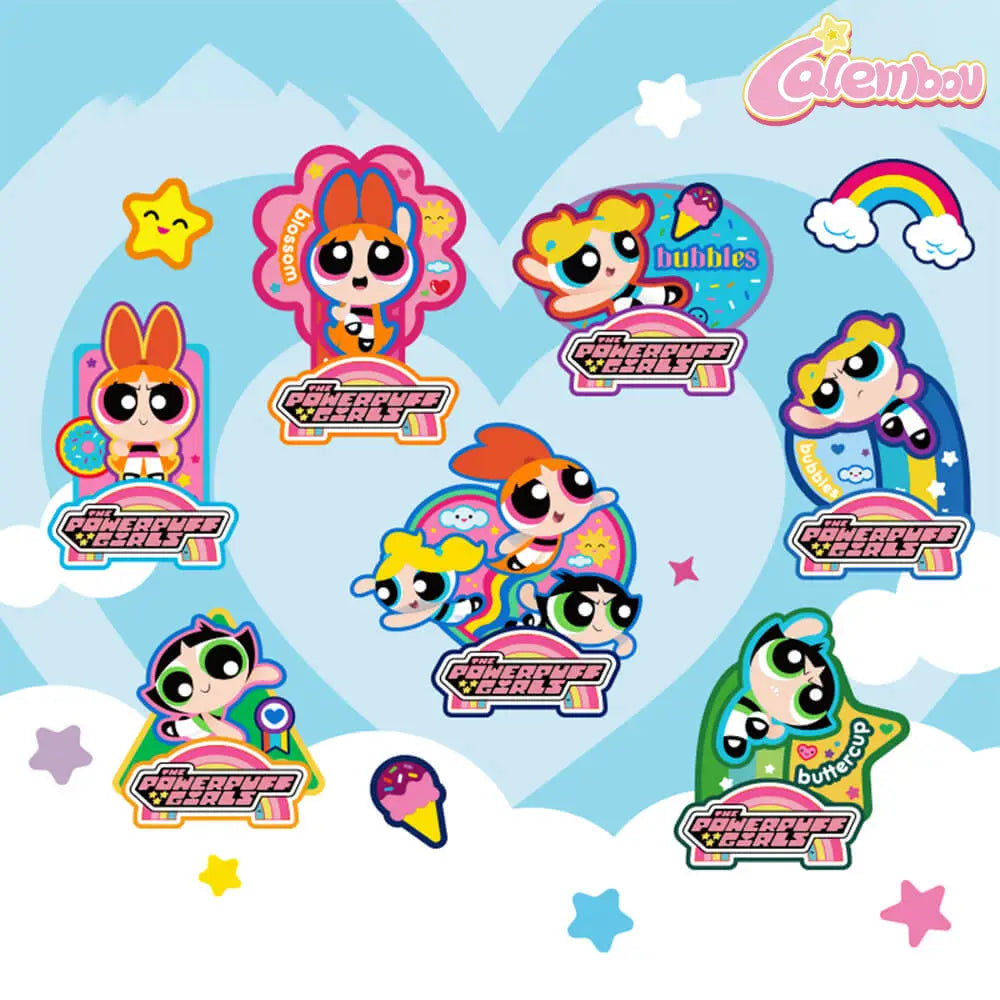 The Powerpuff Girls Standing Magnetic Badge Series Blind Box