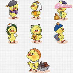 Upsetduck Annoying Duck At Work Series Plush Blind Box