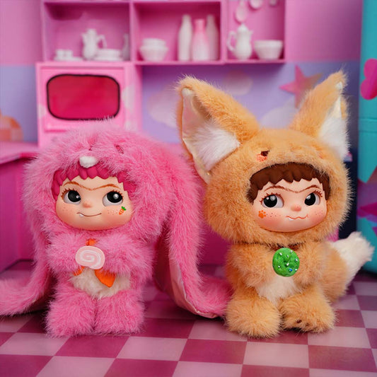 WAKUKU Fox and Rabbit Trick or Treat Series Plush Blind Box