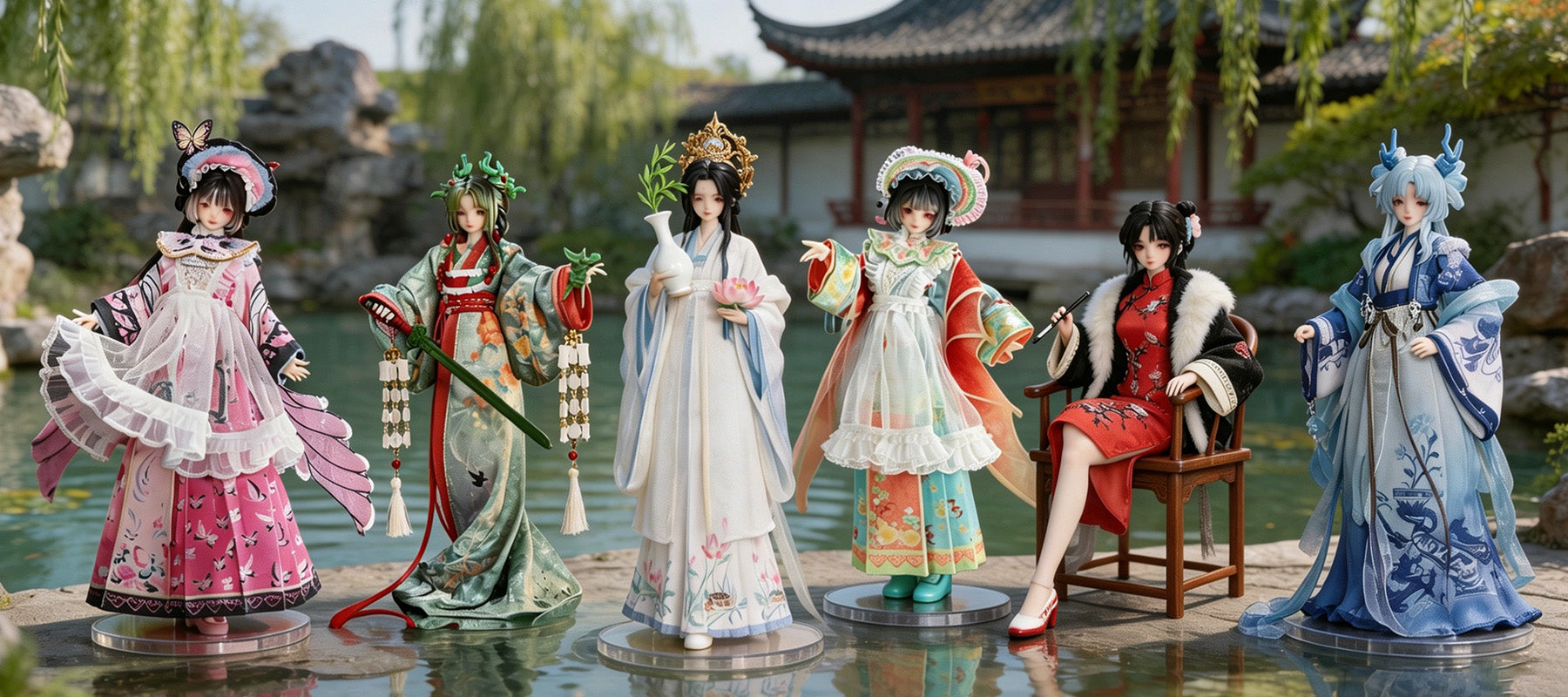 A Thousand Years of Romance and Beauty Series Special 1/6 Action Figure BJD Blind Box