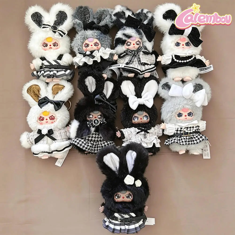 Baby Three Absolute Black and White Series Plush Blind Box