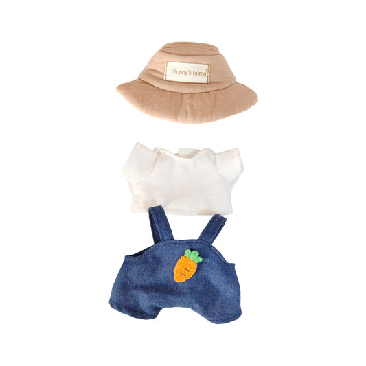 Labubu Carrot Clothing Set