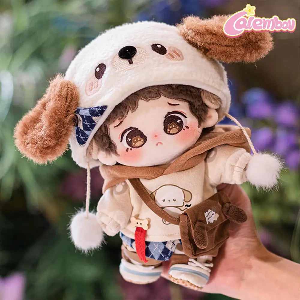 Cute Puppy Dress Up Doll 8"