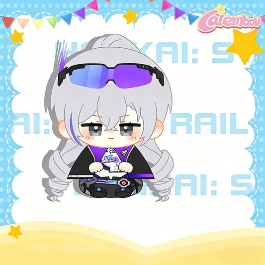 Silver Wolf LV.999 Plush Keychain