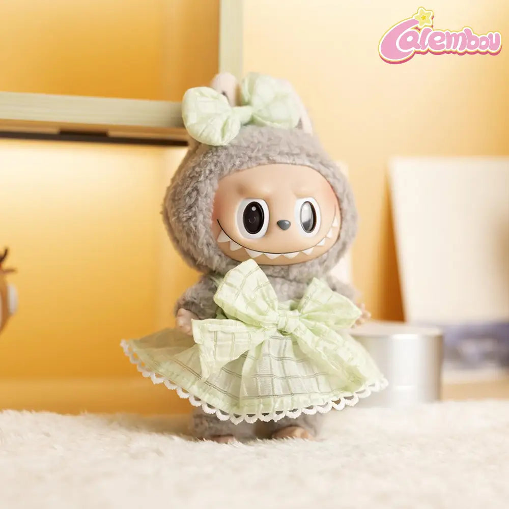 Labubu Bow Dress Clothing Set