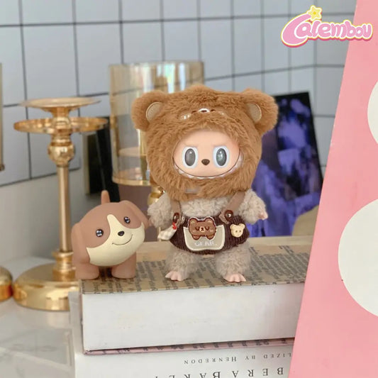 Labubu Brown Bear Clothing Set