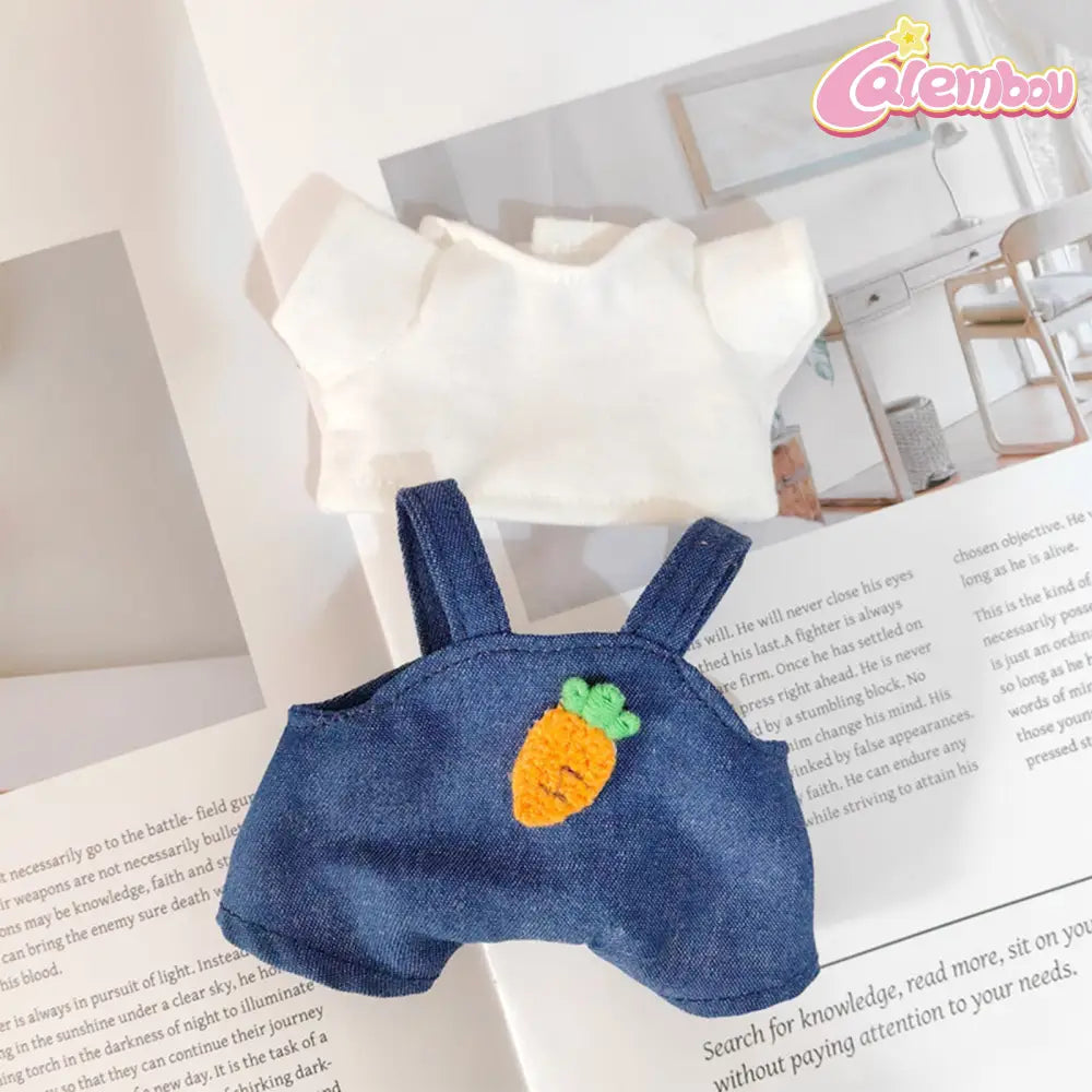 Labubu Carrot Clothing Set