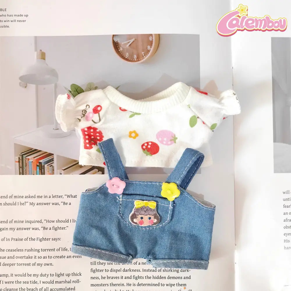 Labubu Cherry T-shirt Set Clothing Set