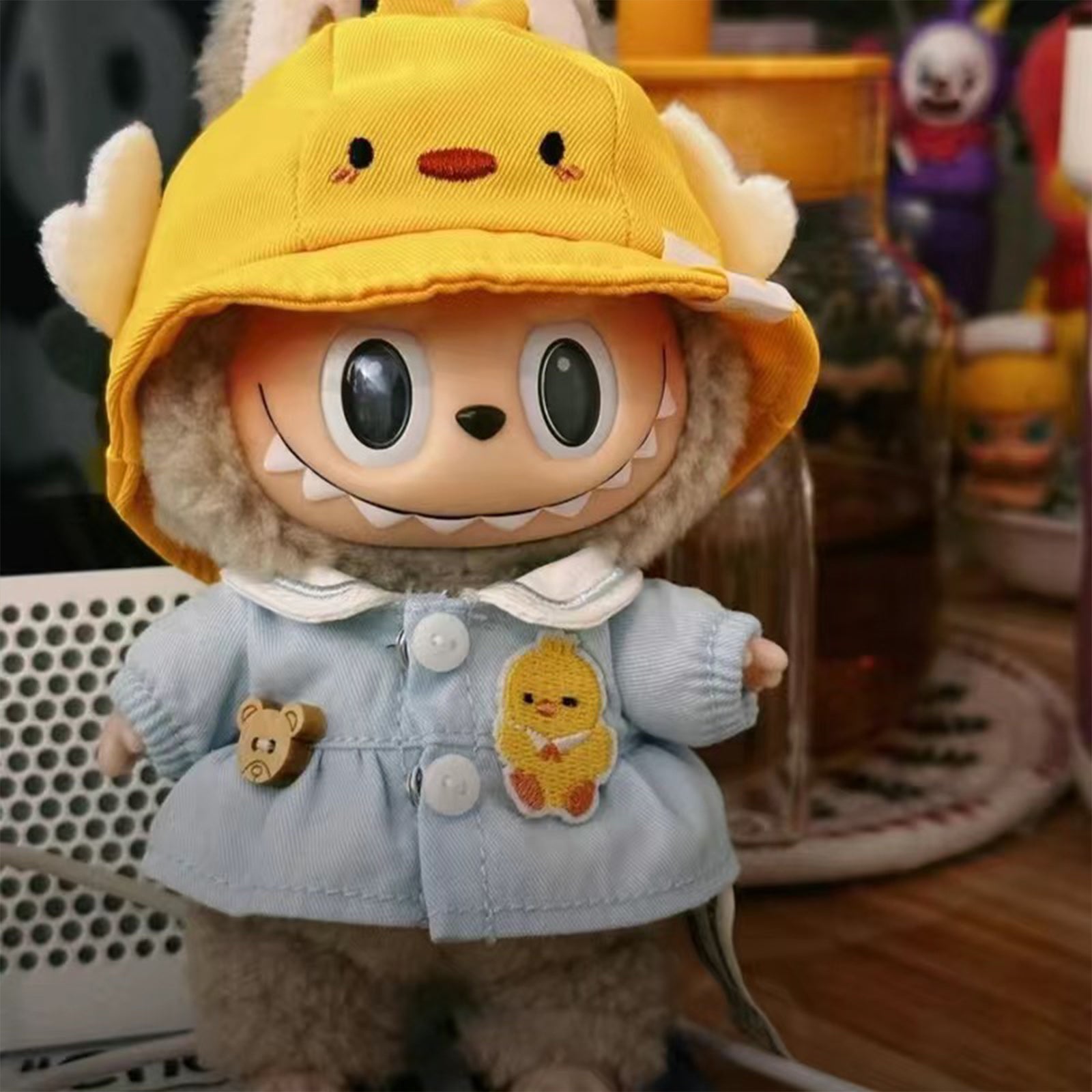 Labubu Excited Duck Clothing Set