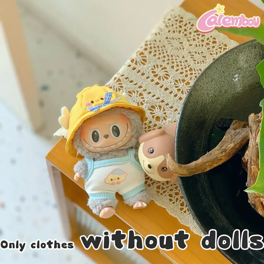 Labubu Yellow Duck Clothing Set