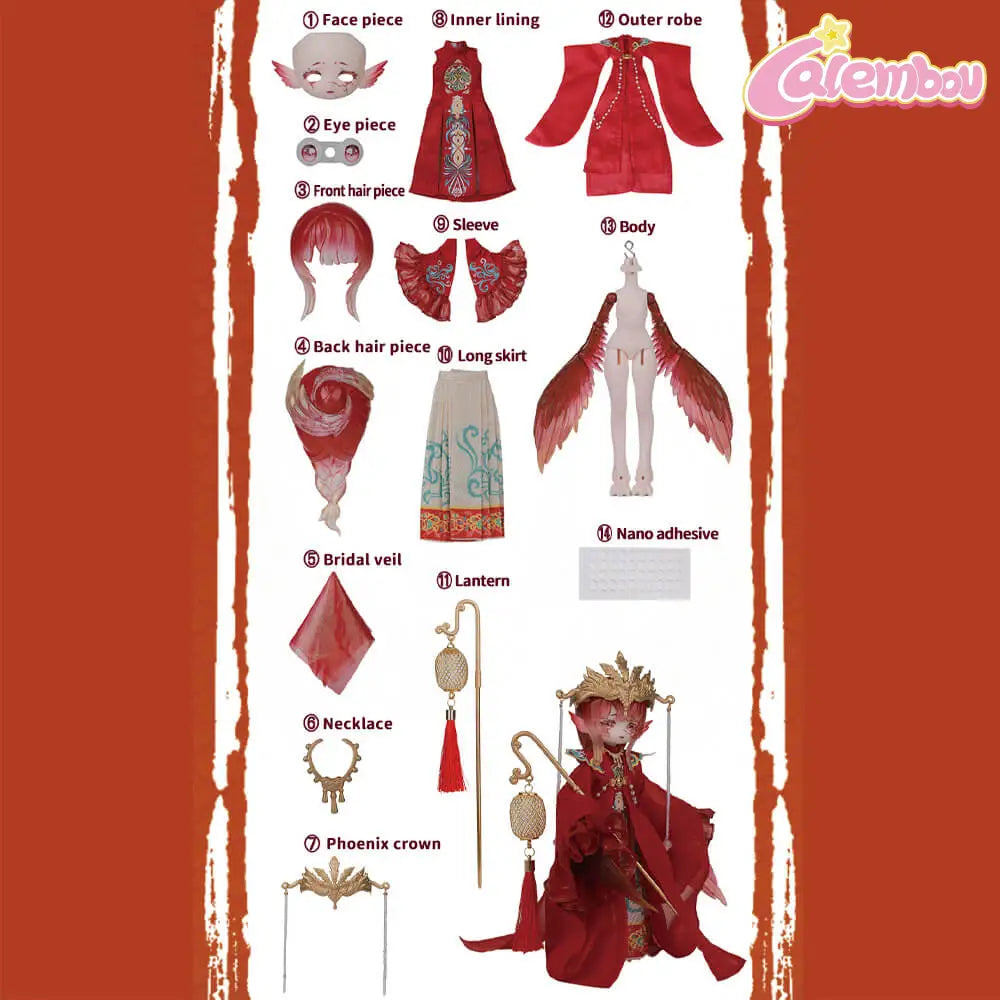 Luluya Cloud Feather Pavilion Series Limited Action Figure BJD Doll