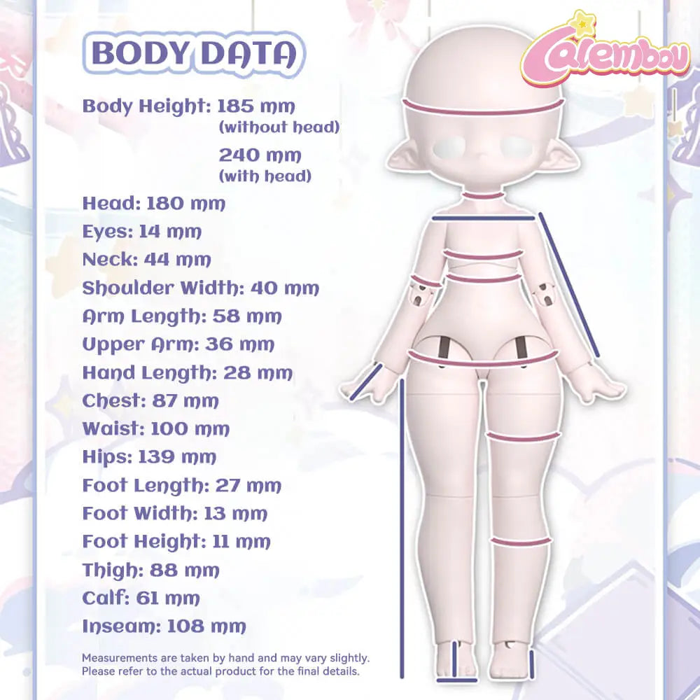Meki Fluffy Goodnight Series 1/6 Action Figure BJD Blind Box
