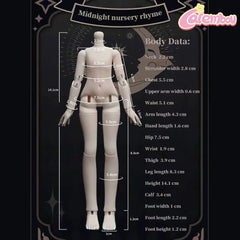 Midnight Nursery Rhyme Series 1/12 Action Figure BJD Blind Box