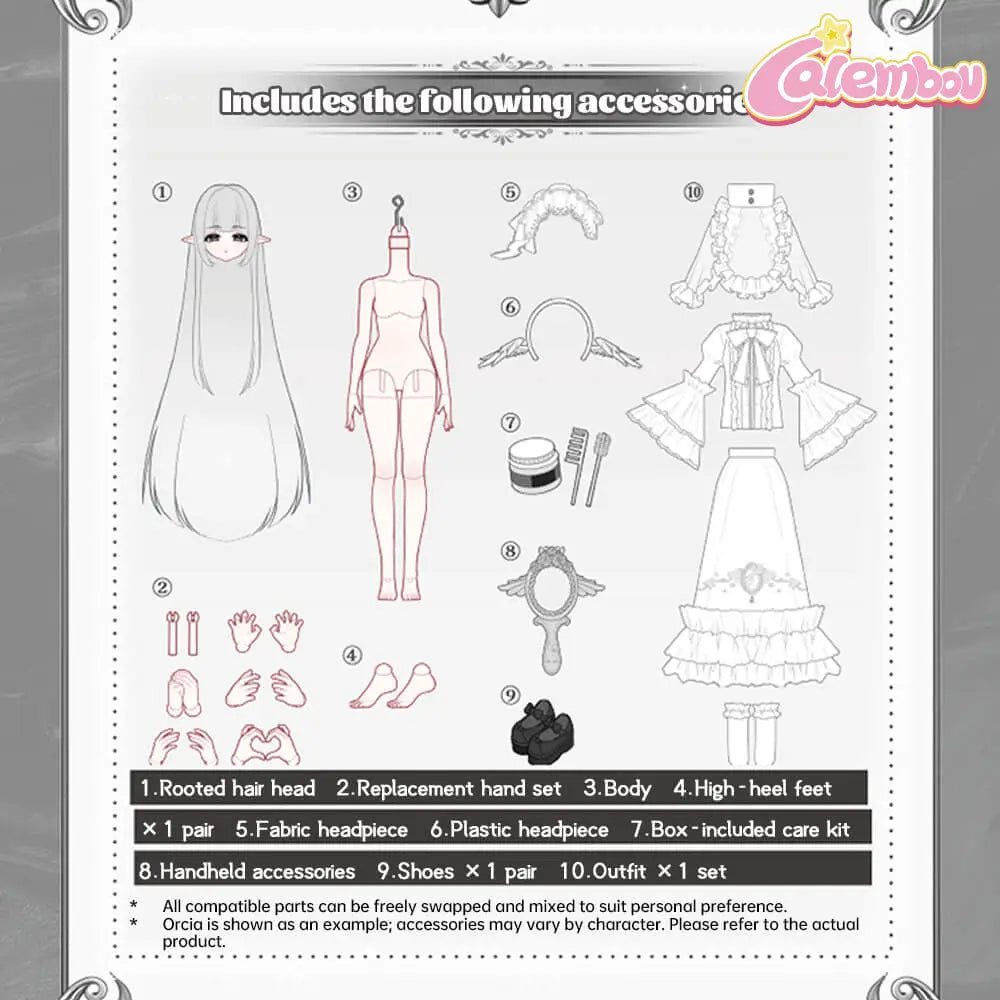 Minty Poem of Feather Mist Series Special 1/6 Action Figure BJD Blind Box