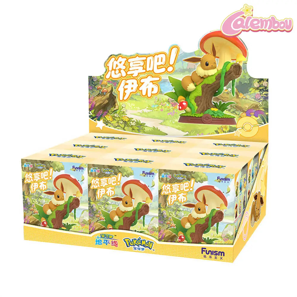 Funism Pokémon Relaxing Bar Eevee Series Figures Blind Box
