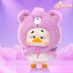 Upsetduck x Carebears Neon Sweetheart Duck Plush Keychain Blind Box