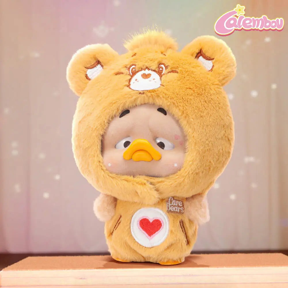 Upsetduck x Carebears Neon Sweetheart Duck Plush Keychain Blind Box
