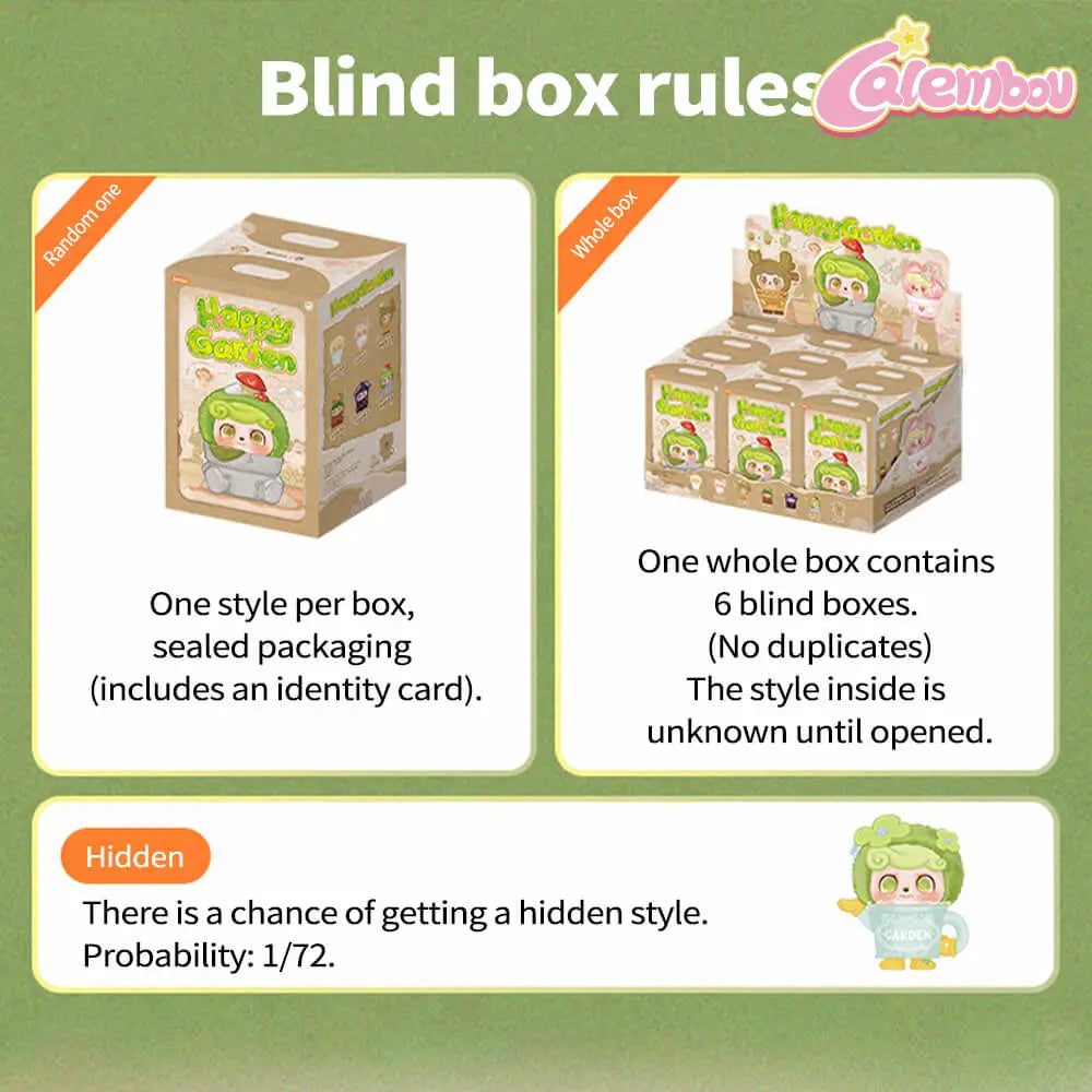 Q.Kid Happy Garden Series Plush Blind Box