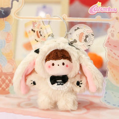 RoRo Jump x NAYANAYA Bunny Plush Keychain