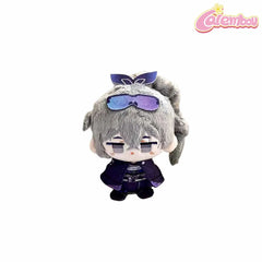 Silver Wolf Plush Keychain