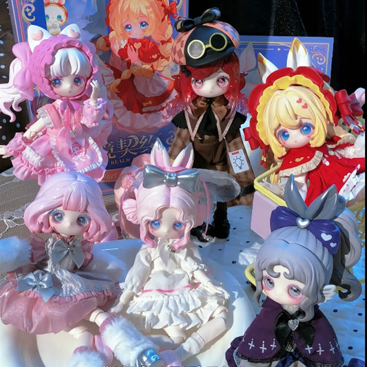The Lulu Elf Story Mystic Realm Pact Series 1/8 Action Figure BJD Blind Box