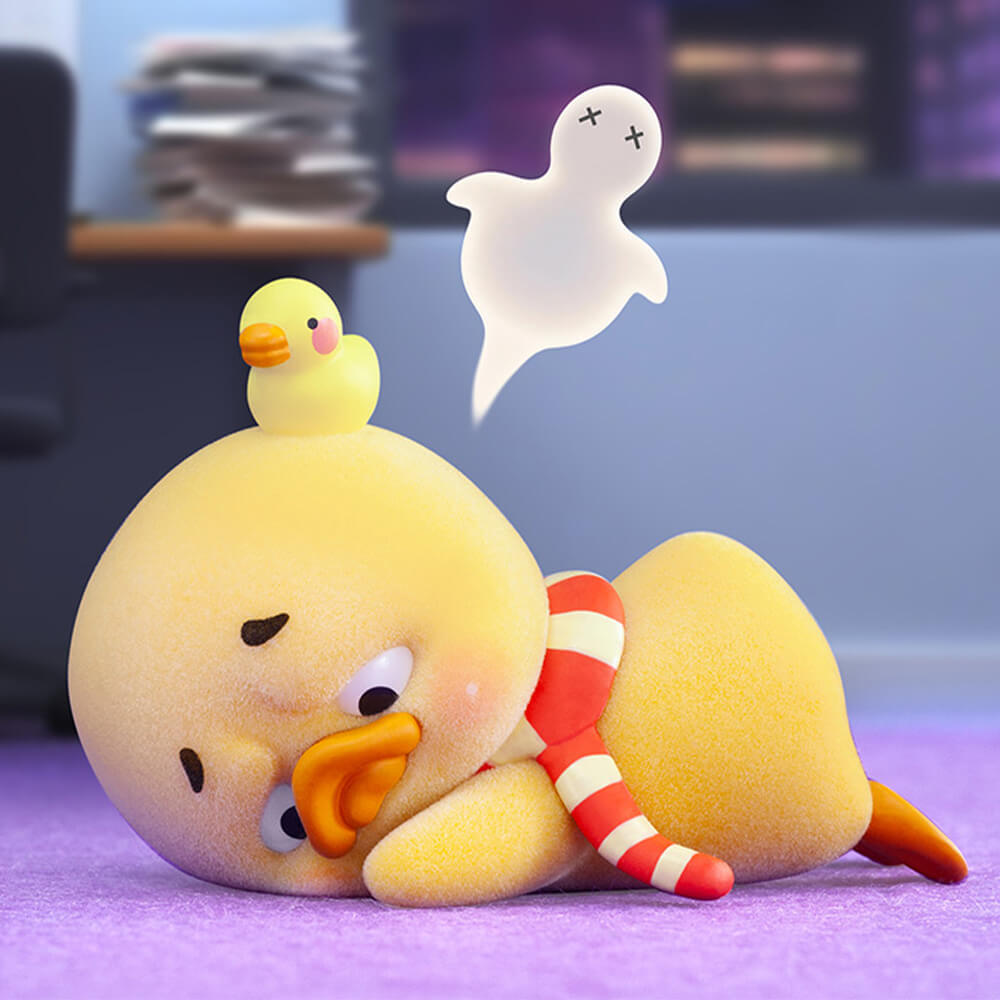 Upsetduck Stop The Spiral Duck Series Plush Blind Box