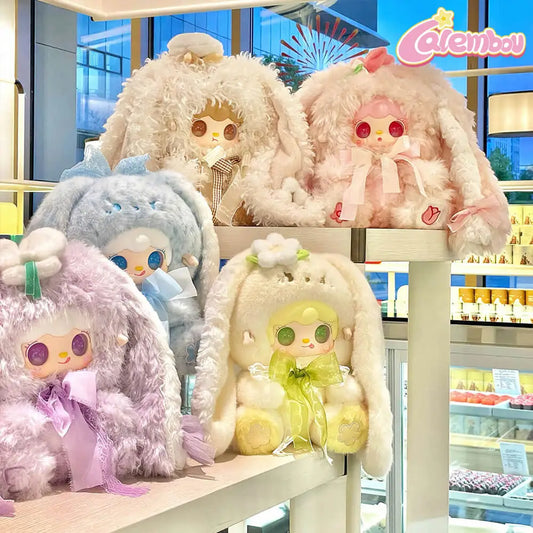 YOOKI Bunny’s Floral Fragments 400% Series Plush Blind Box Random one(with box)